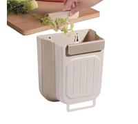 Générique Hanging Kitchen Bin - Apartment Bathroom Bin | 27.5x25x16cm Waste Bins Kitchen for Apartments, PP Trash Storage with Compact Design, Toilet Trash Basket, Toilet Waste Bins for Disposal Use