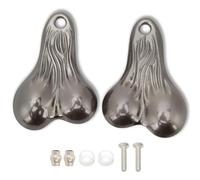 Générique Hanging Truck Balls Nuts, Zinc Alloy Bumper Balls Bull Nuts for 1/10, Scale Universal RC Trucks & Cars, 53x38x11mm