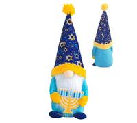 Générique Hanukkah Faceless Gnomes - Hanukkah Decorations | Creative Swedish Tomte Toy | Hanukkahs White and Blue Gnomes | Decorative Good Luck Hanukkahs Decorations for Home