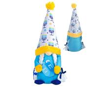 Générique Hanukkah Faceless Gnomes - White and Blue Swedish Tomte Toys | Creative Decorative Good Luck Hanukkah Decorations for Home, Table, Shelf, Living Room, Holiday Display