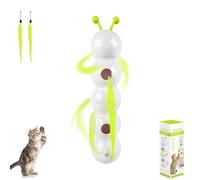 Générique Happy Luna Cat Toy, Whirlie Cat Toy, Smart Motion Cats Toys with Worm Design, Caterpillar Smart Cats Toys for Hunting, Jumping, and Interactive Play (1Pcs)