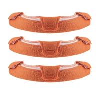 Générique Hard Hat Sweat Bands, Hat Sweat Belt, Headgear Cushion Helmet, Sweat-Absorbing Pad, Ideal for Safety Work Firefighting Electrical Mining Construction, Orange Black, 3 Pieces