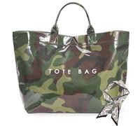 Générique Hardpointing Women's Letters Print Tote Bag, with Elegant Scarf, Hobo Bag, Kraft Paper PVC Tote Bag for Women (A)