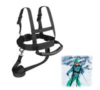 Générique Harnais de Ski et de Snowboard pour Enfants avec Laisse, Sangles De Ski De Sécurité Harnais D'entraînement,Enseignement du Contrôle de la Vitesse pour Cyclisme