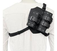 Générique Harnais D'Épaule pour Couteau - Étui en Simili Cuir avec Rivets