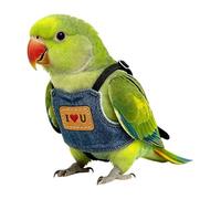 Générique Harnais Oiseau,Sangle Mignonne Antidérapante et Ajustable | Harnais Corde De Vol Perroquet Extérieur,pour Petits et Grands pinsons, inséparables, cacatoès, calopsittes et perruches