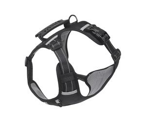 Générique Harnais pour Chien, Bandes Réfléchissantes Gilet Anti-évasion - Corde de Chien Ajustable pour la Marche, pour Voyage Toilettage Vélo Camping Randonnée Entraînement
