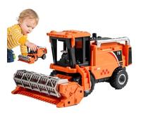 Générique Harvester Toy Truck - Friction Powered Construction Vehicle for Kids | Realistic Simulation Farm Truck Model, Small Car Toy for & Preschool Playtime
