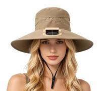 Générique Hat with Fan - Rechargeable Wide Brim Breathable Visor Cap