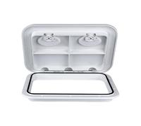 Générique Hatch Cover, Access Lid, 17.32x12.4in Boat Panel, Rectangular Shape, Weatherproof Seal for Marine Protection, Yacht Storage, RV Compartments, Boating Needs, Kayaking Trips, Watercraft Use