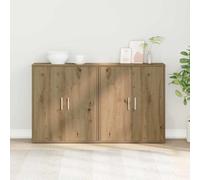 Générique Haut Armoire 2 pcs chêne Artisanal 60 x 31 x 70 cm,Meubles,Armoires & Meubles de Rangement,Buffets & bahuts-3365551