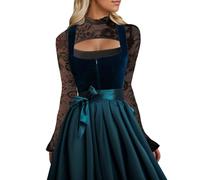 Générique Haut Féminin Manches À Pavés Dentelle Ajourée Coupe Ajustée pour Mettre en Valeur La Silhouette Idéal pour Festivals Et Occasions Spéciales Ensemble Lingerie Femme