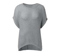 Générique Haut Femme Maille Manches Courtes Col V Crochet Ajouré DéContracté Polyvalent Vacances D'ÉTé