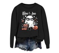 Générique Haut Halloween Femme Sweat Shirt Pull Orange Déguisement Citrouille Costume Vampire Veste Gilet Tee Vetement Rose Pumpkin Spice Cafe Automne