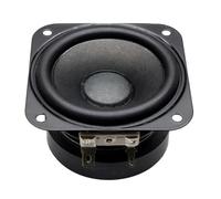 Générique Haut-Parleur de de 2.75 Pouces, Haut-Parleur à tonalité Basse, 4Ohm 4Ω, Caisson de Basses 15W, Forme carrée pour Son HiFi et Surround, Haut-Parleur carré