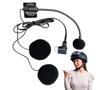 Générique Haut-Parleur Moto pour Casque Intégral - Audio HD ÉTanche avec Réduction De Bruit Et Connecteur Type-C | Casque Demi-Visage pour Sport, Podcast, Studio Et Communication