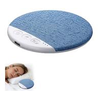 Générique Haut Parleur Oreiller, Ultra Mince Bluetooth Oreiller Haut-Parleur, Gadget d'Aide au Sommeil Portable avec Bruit Blanc 3D et Minuteur de Sommeil, USB-C Rechargeable (Bleu)