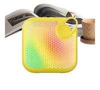 Générique Haut-Parleur sans Fil Mini | Audio Compact pour Bureau,Enceinte sans Fil avec Éclairage RGB pour Voyage Plage Camping