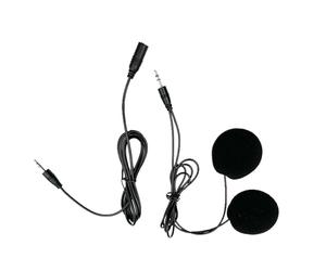 Générique Haut-parleurs De - Audio pour Intégral | Module De Haut-Parleur | Filaire 32 Ohm 3.5mm, Ajustement Adaptatif De Courbure, Suppression du Bruit, Appel Mains Libres pour Moto,