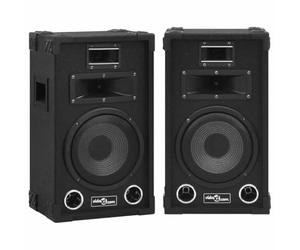 Générique Haut-parleurs scène HiFi passifs Professionnels 2 pcs 800W Noir