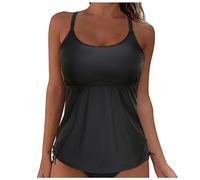 Générique Haut Tankini pour Femme - Haut de Maillot de Bain avec contrôle du Ventre - Haut sans Bas - Haut de Bain Modeste sans Bas Cadeau