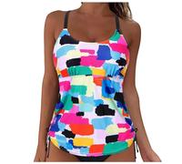 Générique Haut Tankini pour Femme - Haut de Maillot de Bain avec contrôle du Ventre - Haut sans Bas - Haut de Bain Modeste sans Bas Cadeau