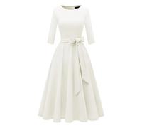 Générique Hauts d'été décontractés et Tendance pour Un Usage Quotidien. Col Rond et Couleur Unie. Marie Parfaitement avec des Talons pour des Tenues élégantes. Idéal par Temps Chaud. (White, XXL)