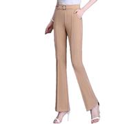 Générique Havalix Women's Pants, Perfect Drape High Rise Pull-on Stretch Pants Breathable Women's Modern Stretch Pant (Khaki,3TG)