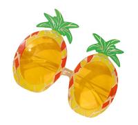 Générique Hawaiian Glasses, Pineapple Novelty Eyewear 6.3 inches, Tropical Theme Sunglasses with Fun Party Style for Beach Travel Birthday Photo Booth Adults Kids Summer Stage Costume