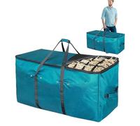 Générique Hay Bags, Goat Hay Feeder, Livestock Feed Tote, Hangable Storage Design, Sealed Protection Feature, Reinforced Stitching Strength, Ideal for Horses, Cattle, Barn, 44.09x21.65x17.72 inches