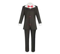Générique Hazbin costume set avec chapeau anime Hôtel costumes flashy cosplay uniforme Noël carnaval partie scène spectacle costumes pour adultes (Noir, L)