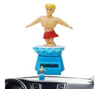 Générique Head Dashboard Decor - Dancer Figurines Shaking, Ornament Dancing Toys, Interior Doll Ornament Car Bobble, Shake Head Toy for Desk Fun Car, Accessory Adds Personality and Movement