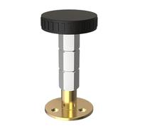 Générique Headboard Wall Stoppers, Adjustable Anti-Shake Screws, 3.31x4.33in Threaded Furniture Protector, Noise-Reducing Stable Design, Easy Install Support for Bedroom Dorm Guest Room Use