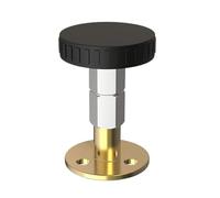 Générique Headboard Wall Stoppers, Adjustable Anti-Shake Screws, 3.31x4.33in Threaded Furniture Protector, Noise-Reducing Stable Design, Easy Install Support for Bedroom Dorm Guest Room Use