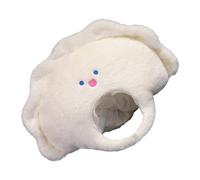 Générique Headgear, Chinese Dumpling Headgear, 13.78x12.6 Inches Plush Hat, Themed Party Headwear, Fun Festival Accessory for Children's Day, Thanksgiving, Birthday, Easter, Carnival