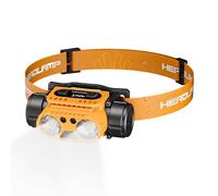 Générique Headlamp Rechargeable | Bright Adjustable Powerful Comfort Light with Sensor | Forehead Head Lights | for Outdoor Fishing Work Night Mechanic Walking Tent Park Garden Home