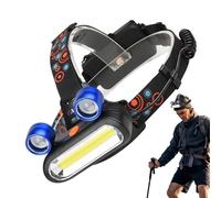 Générique Headlight Night Fishing, 500LM Outdoor Flashing Headlamp for Working, Night Headlights, Battery Powered Headlamp for Walking, Running, Camping, Jogging, Fishing Activities