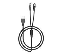 Générique Headphones Charger Adapter, Magnetic Audio Splitter 1-to-2 Earphone Converter Cable, Portable Type C/USB Dongle for Charging and Audio, Ideal for Daily Travel and Outdoor Use