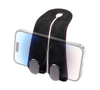 Générique Headrest Hooks for Car - PU Leather Double Metal Universal Hanger - Car Seat Storage Hook | for Travel Trip Daily Driving Summer Camping Commute Picnic Vacation Outdoor Business Holiday