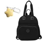 Générique Heaneutrorty Backpack, Heaneutrorty Waterproof Versatile & Stylish Backpack for Women, Large Capacity（With star pendant） (Black)