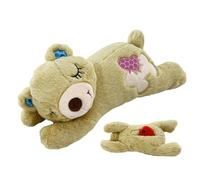 Générique Heart Beat Dog - Jouet en Peluche Doux, Simulation réaliste des battements de cœur avec matériau câlin et Design à câliner | pour, Tout-Petits, bébés, Le soulagement du Stress, Le