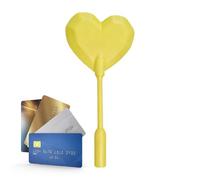 Générique Heart Shape Fairy Wand - Heart Pattern Stick, 3D Printed Design with Sturdy Grip, Secure Organizer, Compact Payment Case, Payment Prop for Teens and Adults Cosplay