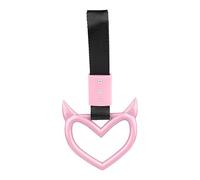 Générique Heart Shaped Car, Decorative Subway, Lightweight Build Stylish Upgrade Clip-On Style, Train Bus Handle for Car Interior, Exterior, Decoration 9.17x4.06x0.79 Inches