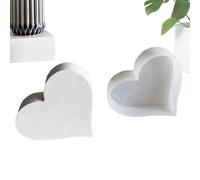 Générique Heart Silicone Mold for Resin - 3D Heart Casting Mod for Epoxy, Mirror-Polished Valentine's Day DIY Jewelry & Decor | Flexible Easy-Release Resin Mold for Keepsakes &