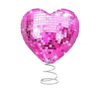 Générique Heart Tree Topper - Romantic Valentine Accent | Decorative Metal Silhouette with Hanging Display Function, Love Inspired Farmhouse Ornament, Entryway Hallway Kitchen Living Room