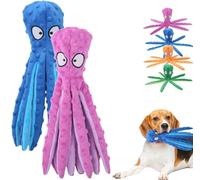 Générique Heartful Pets Octopus, Octopus Dog Toy, Squeaky Crinkle Dog Toys, Whiskerspot No Stuffing Free Interactive Crinkle Squeaky Dogs Chew Toys, for Aggressive Chewers Play (Purple + Blue)