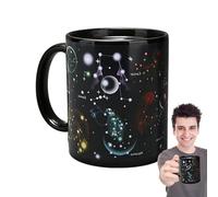 Générique Heat Changing Sensitive Mug | Heat Changing Ceramics Cup | Cool Tea Magic Color Change Cup | Reveal Mug For Hot Drinks, Ceramic Cups Gift For Boys Girls Men Women