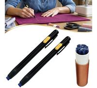 Générique Heat Erasable Fabric Marker for Sewing, Embroidery, Quilting, Multi-Function Invisible Vanishing Fabric Markers with Refills, for Tailors Clothing Crafting (Blue)