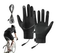 Générique Heated Gloves, USB Powered Thermal Mitts, 80g Adjustable Temperature Control, Portable Warm Fabric, Skiing Gloves for Running, Hunting, Fishing, Driving, Gardeners, Hiking
