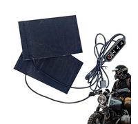 Générique Heated Handlebar Grips Fabric, Electric Hand Controls, Anti-Slip Handles | Adjustable 35-55°C, Non-Slip Inner Material, Winter Cycling Accessories for Motorcycles, Bikes